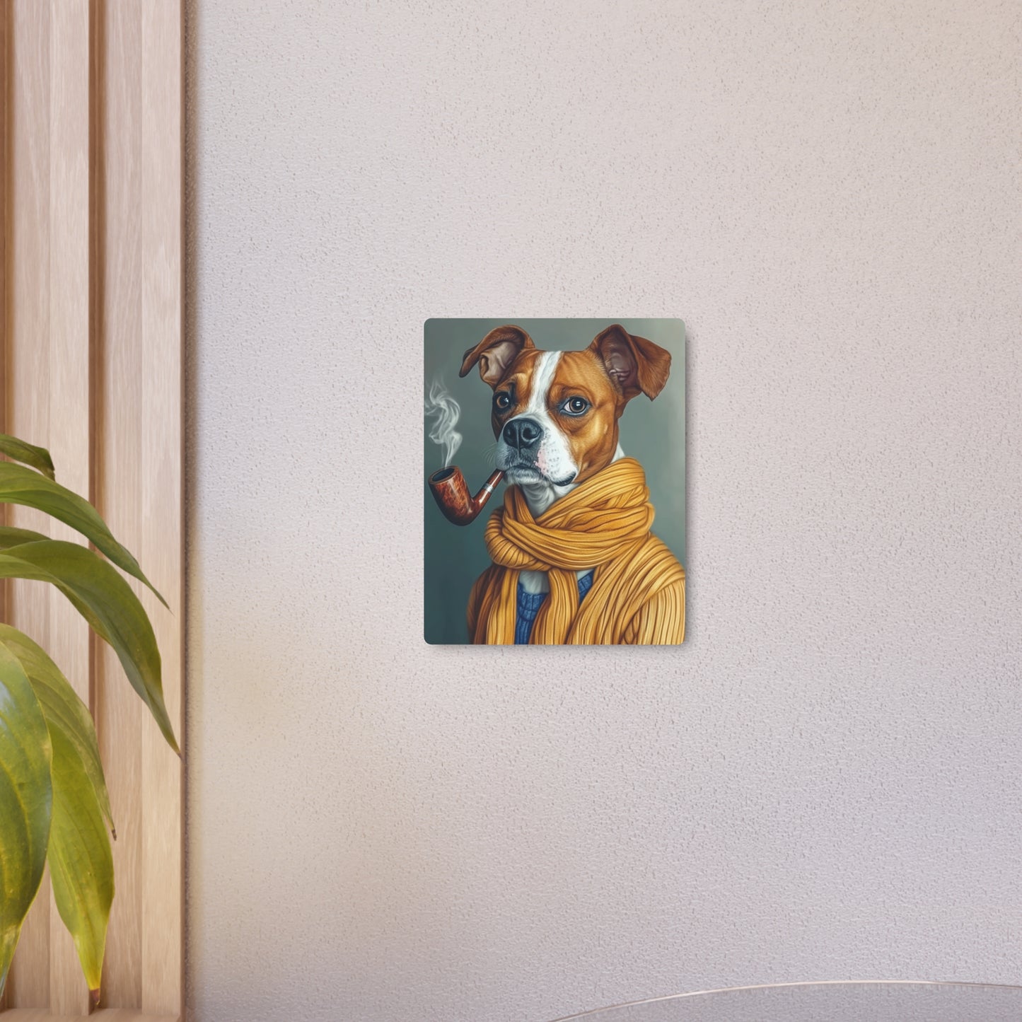 Boston the Boxer Metal Art Sign