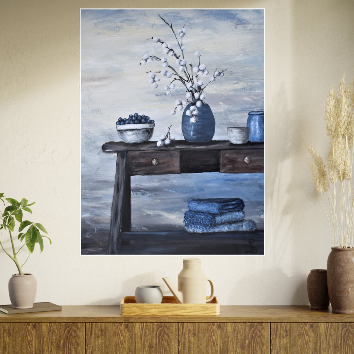 "Berry Table" Photo Art Paper Print