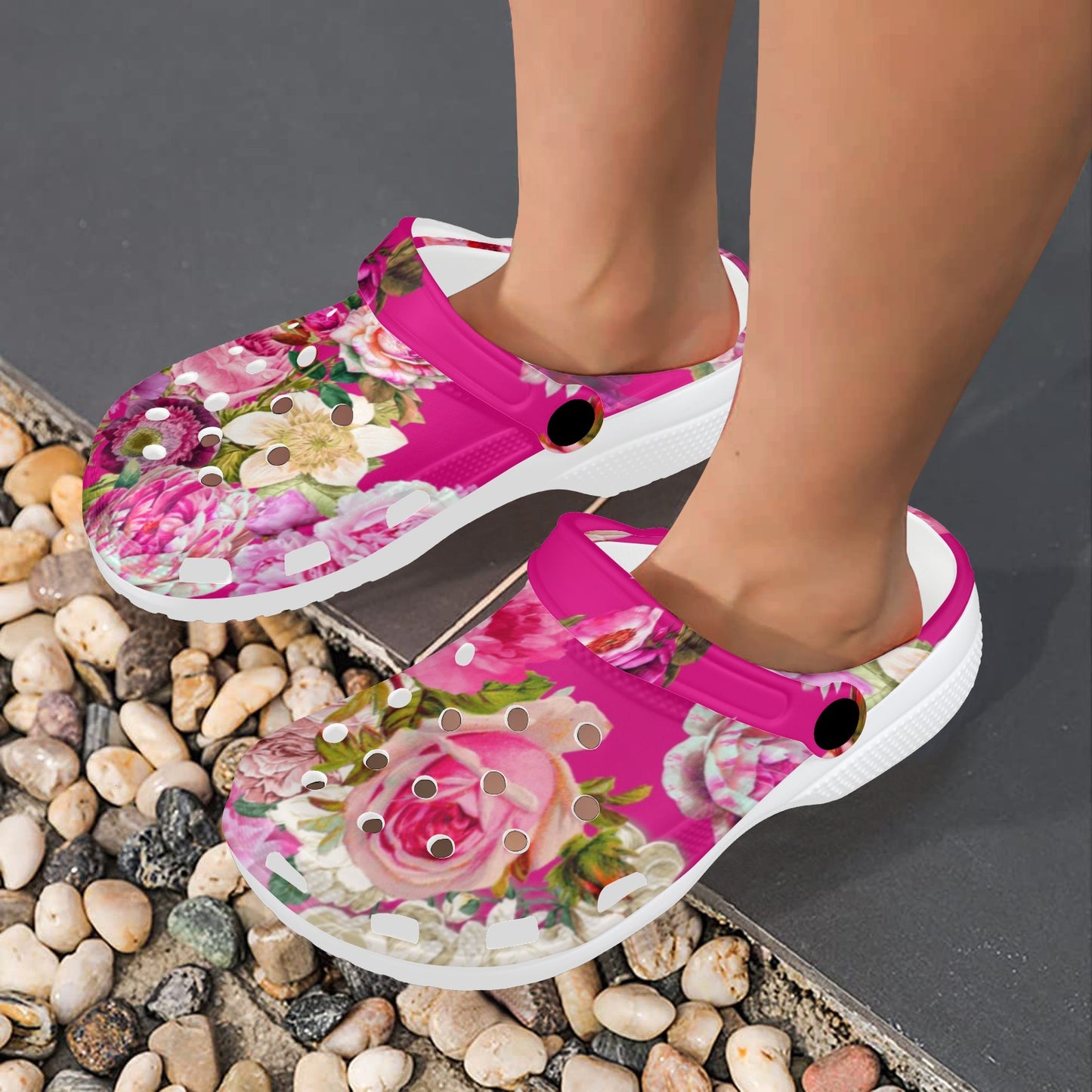 Showgirl Pink Custom Clogs