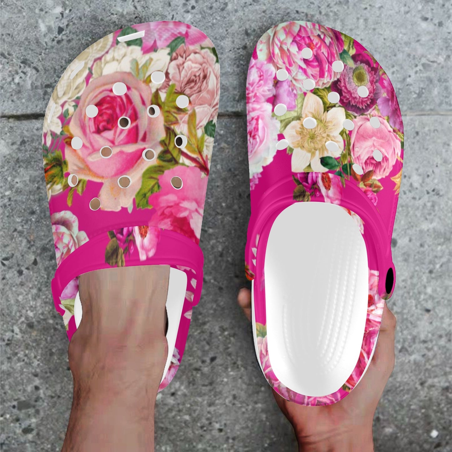 Showgirl Pink Custom Clogs