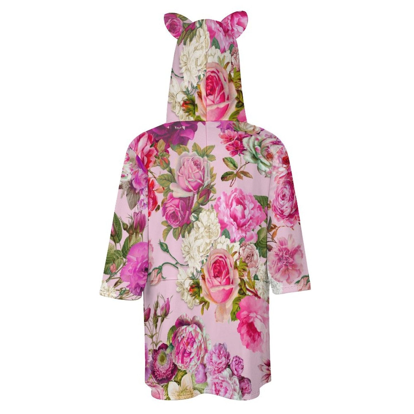 Kitty-eared Rose Hoodie