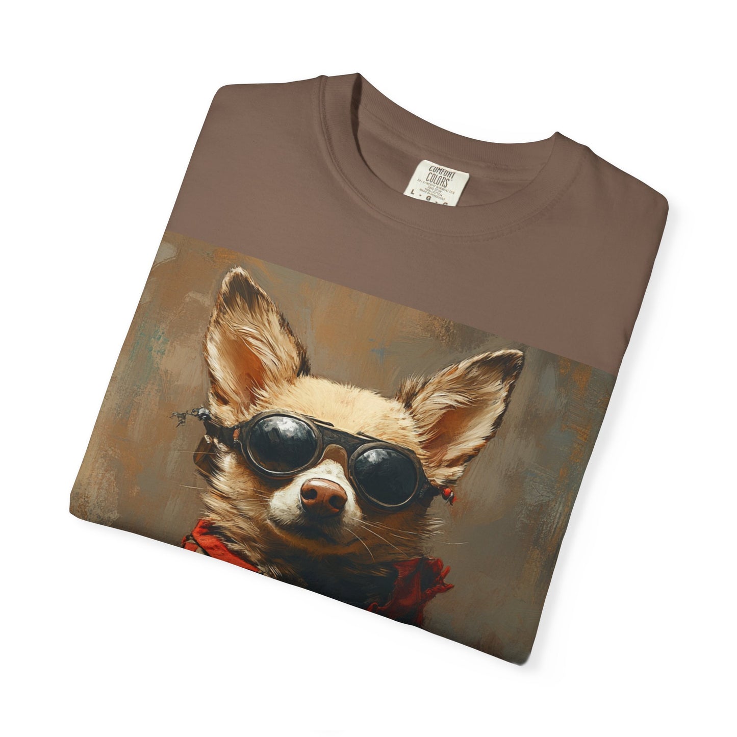 Queso Dog Unisex Garment-Dyed T-shirt