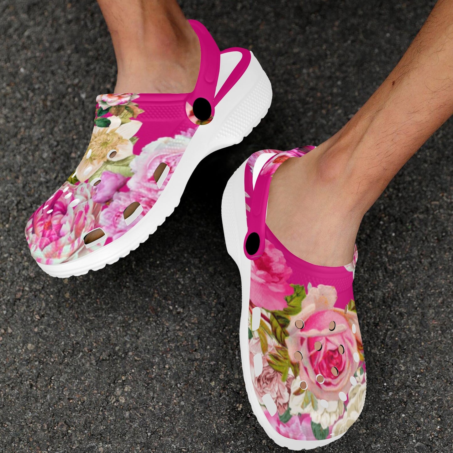 Showgirl Pink Custom Clogs