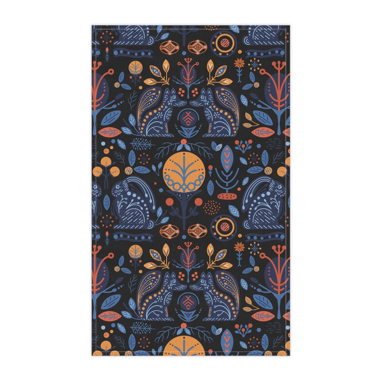 Black Scandi Kitchen Towel