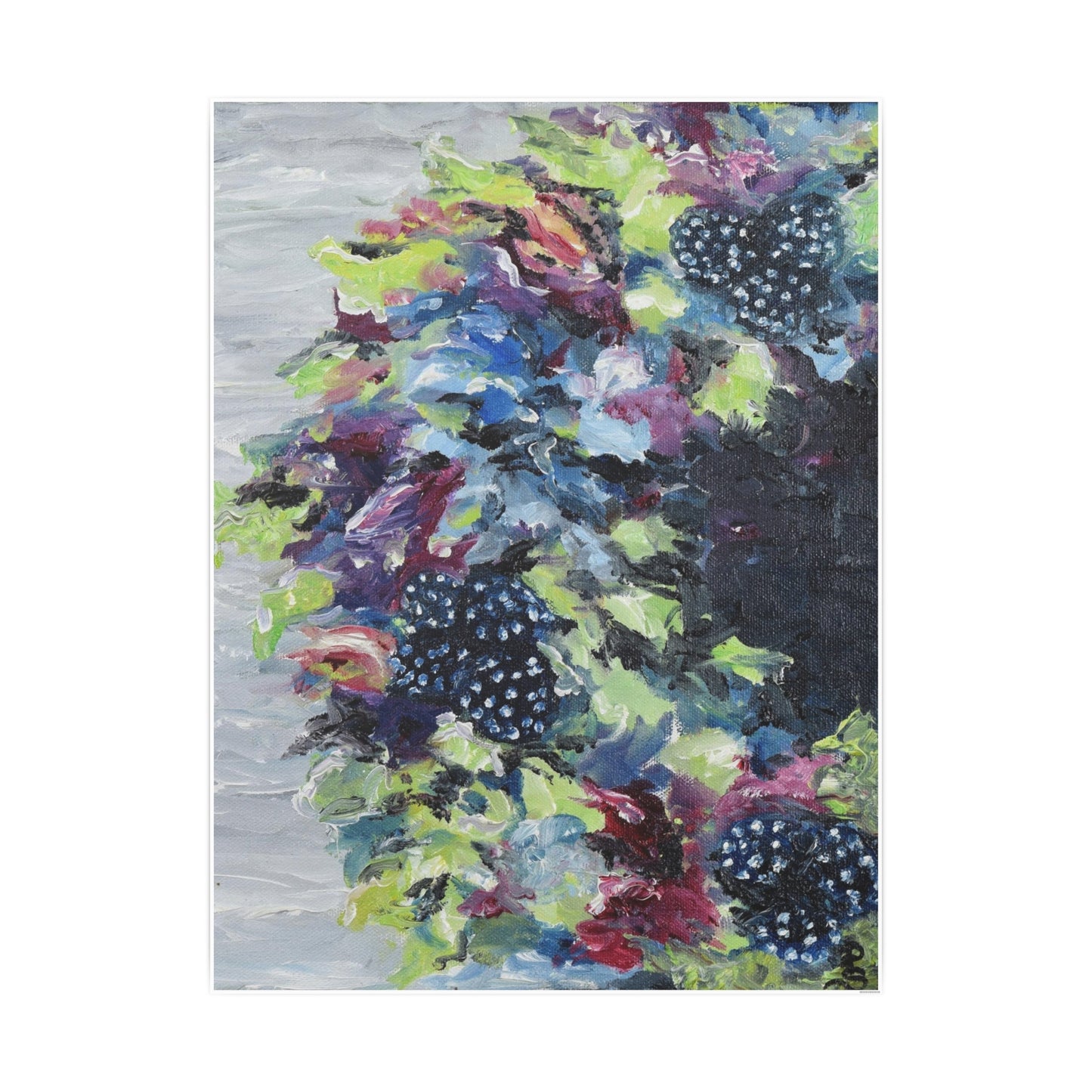 "Berry Wreath" Photo Art Paper Print