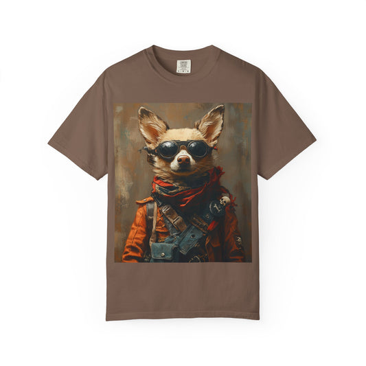 Queso Dog Unisex Garment-Dyed T-shirt