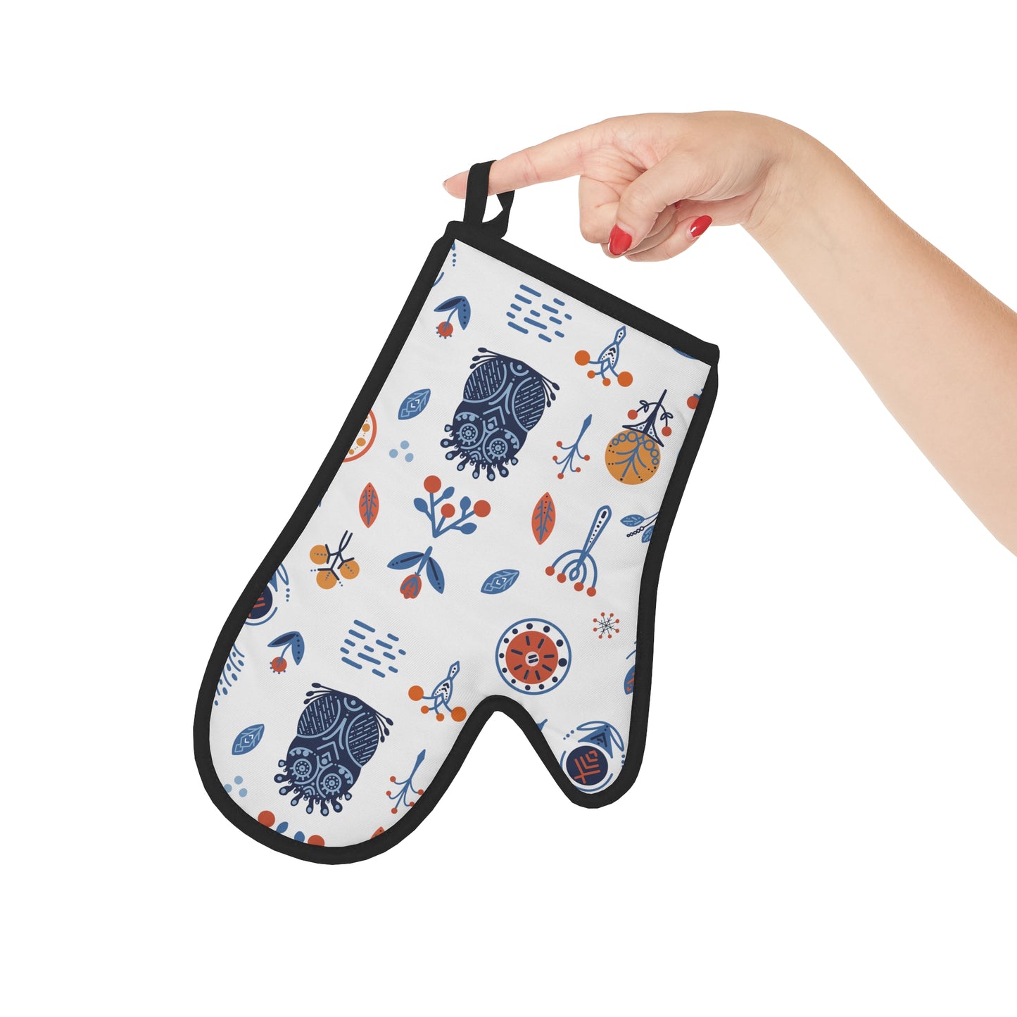 Folk Art Oven Glove