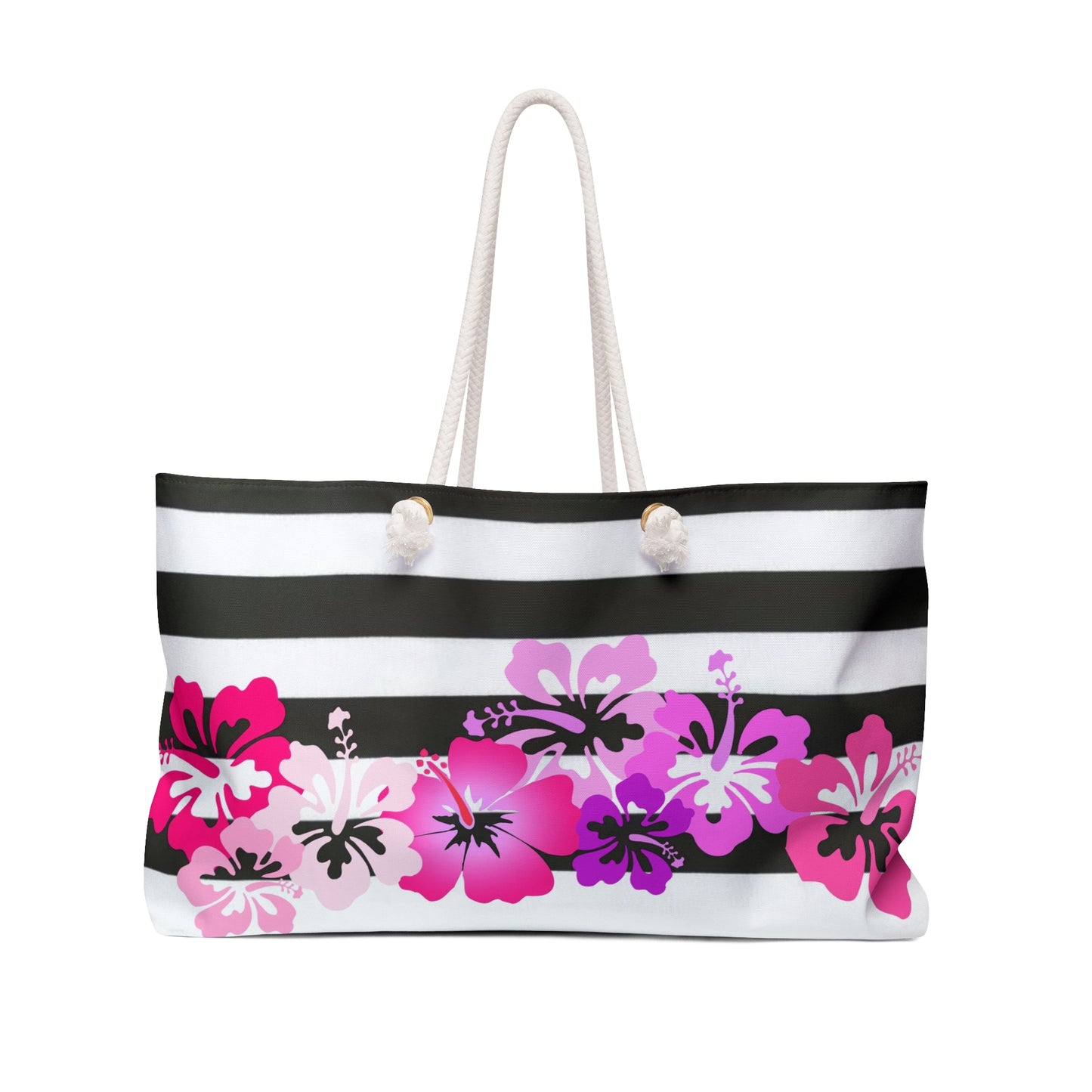 Pink Hibiscus Weekender Bag