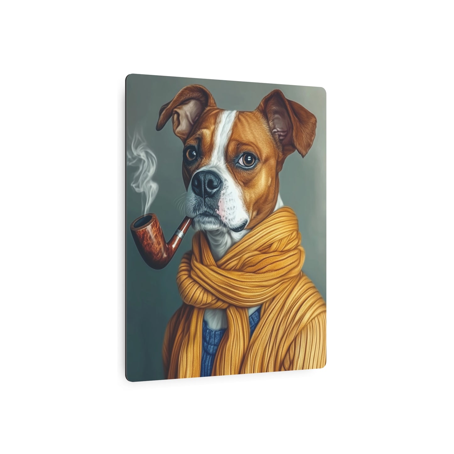 Boston the Boxer Metal Art Sign