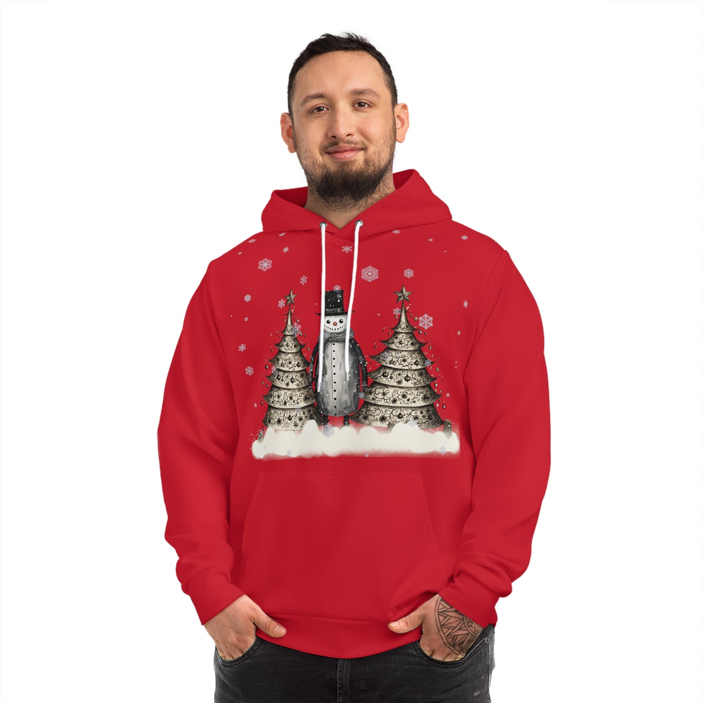 Gentleman Snowman Fashion Hoodie