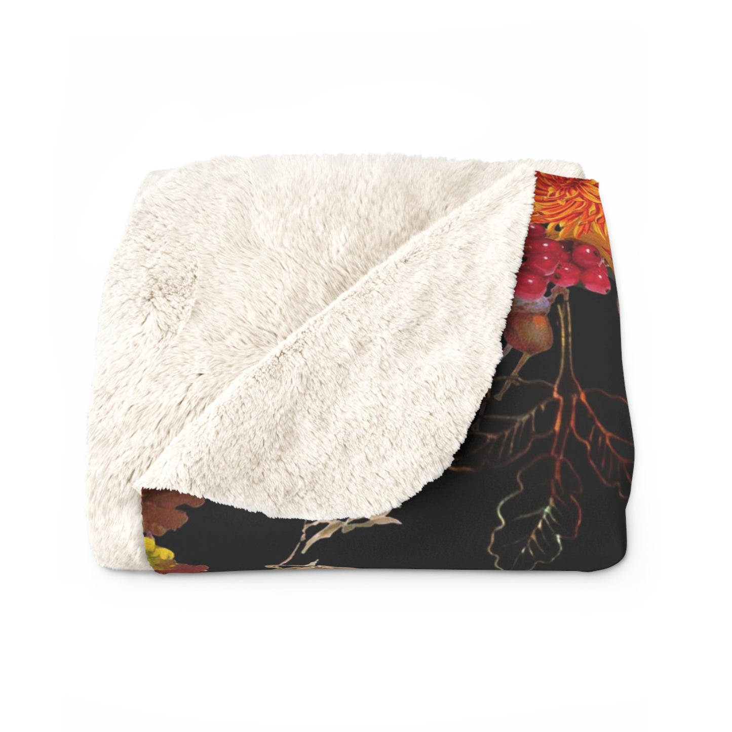 Autumn Glory Sherpa Fleece Blanket