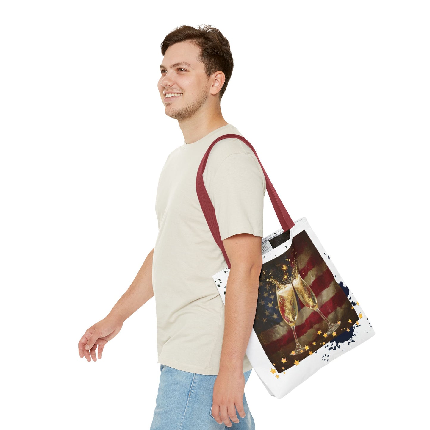 Cheers America Tote Bag (AOP)