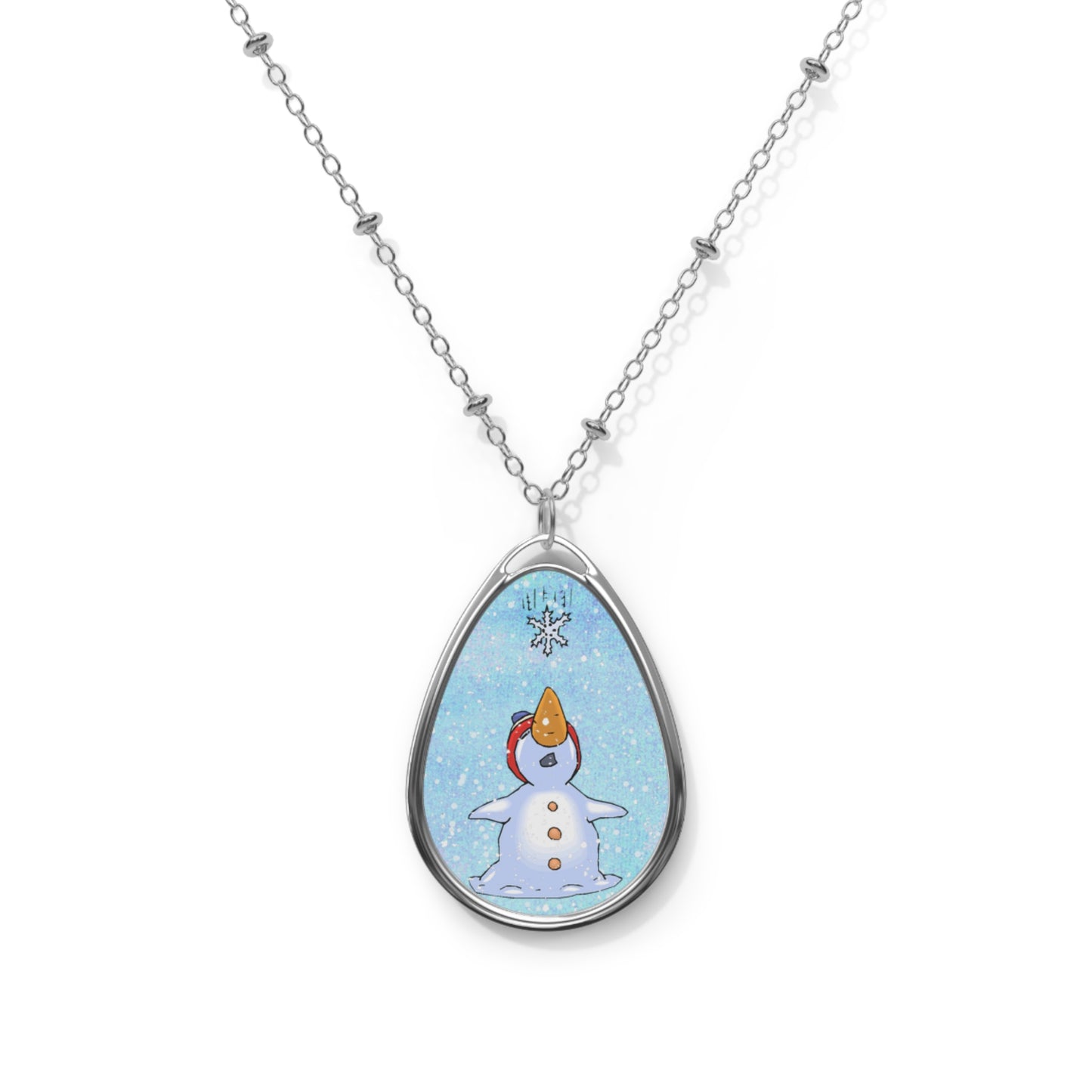 Snowman Necklace