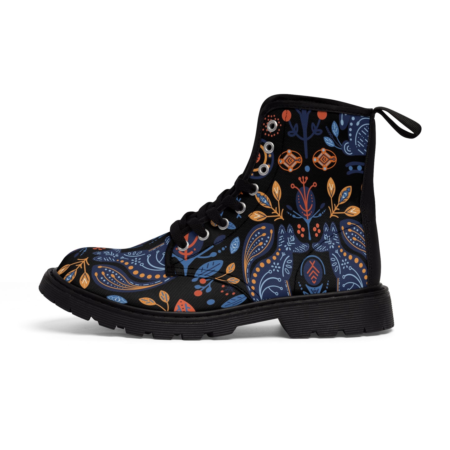 Folk Art Women's Canvas Boots