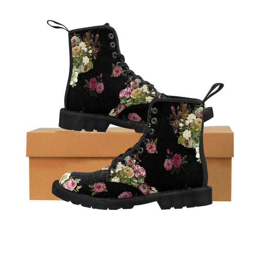 Winter Rose Women's Canvas Boots