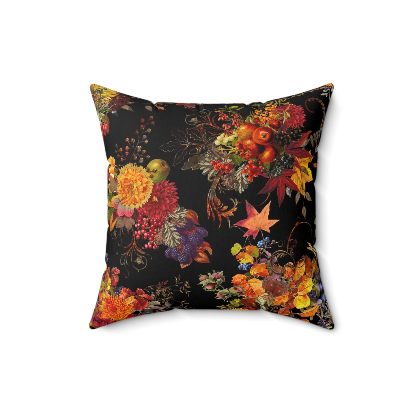 Autumn Glory Faux Suede Pillow