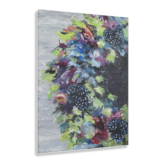 "Berry Wreath" Acrylic Print
