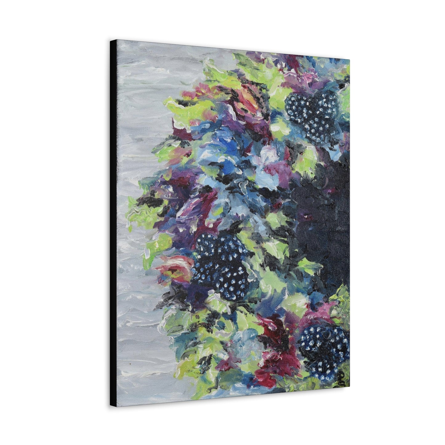 "Berry Wreath" Canvas Gallery Wrap