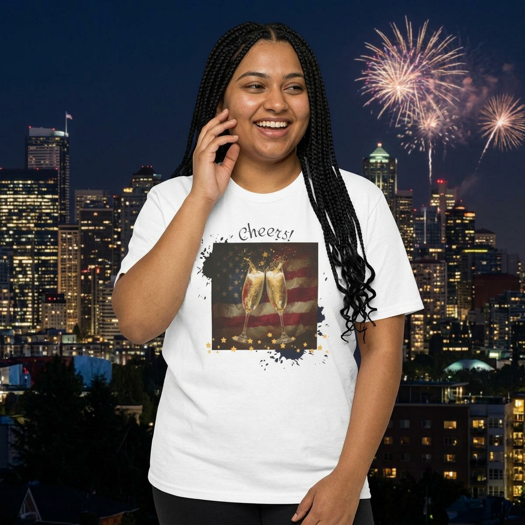"Cheers!" Unisex Heavy Cotton Tee