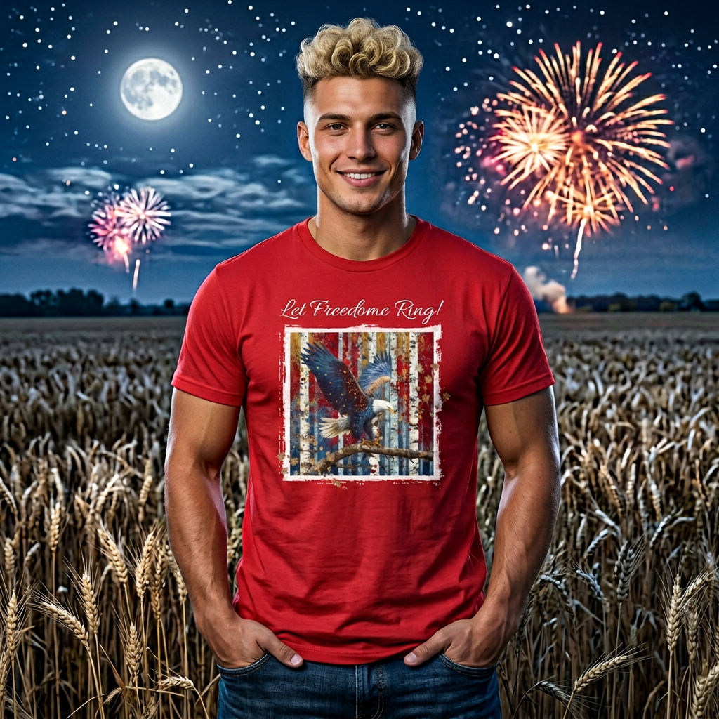 "Let Freedom Ring" Unisex Heavy Cotton Tee
