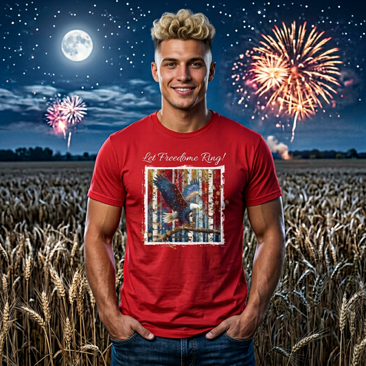 "Let Freedom Ring" Unisex Heavy Cotton Tee