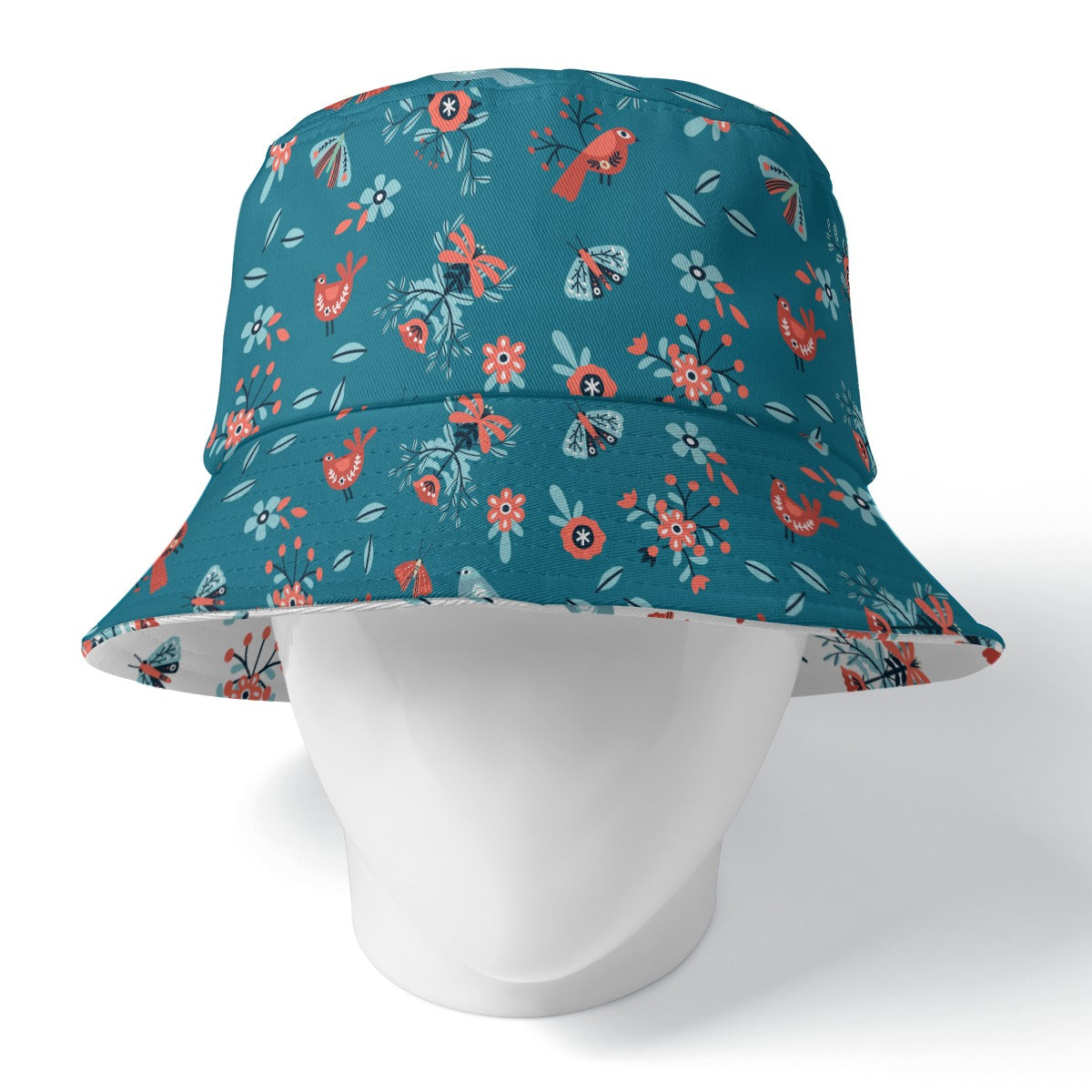 Teal Reversible Bucket Hat