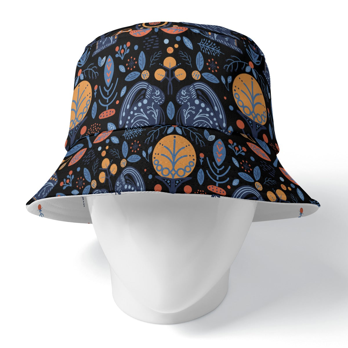 Scandi Rabbit Reversible Bucket Hat