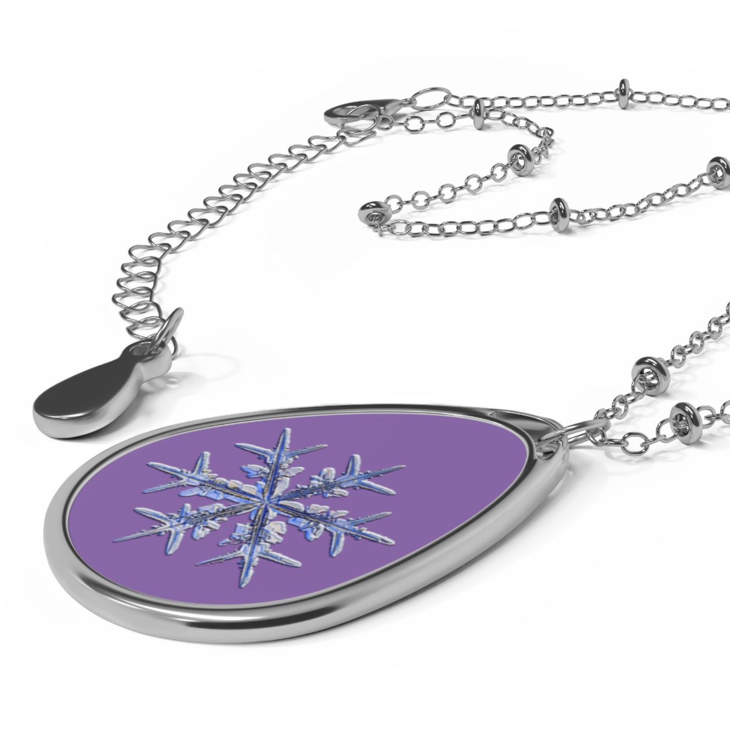 Real Snowflake Necklace