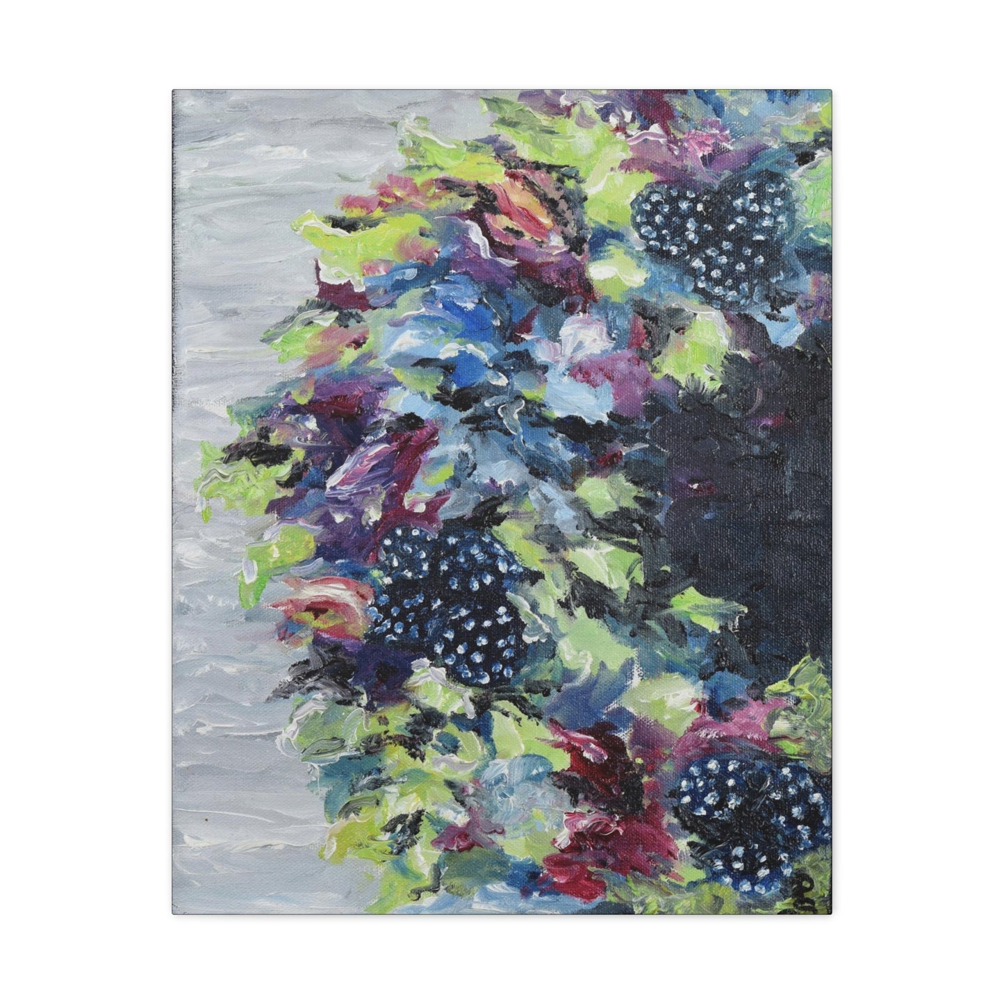 "Berry Wreath" Canvas Gallery Wrap