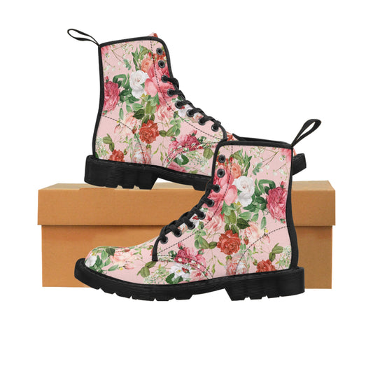 Vintage Roses Women's Canvas Boots