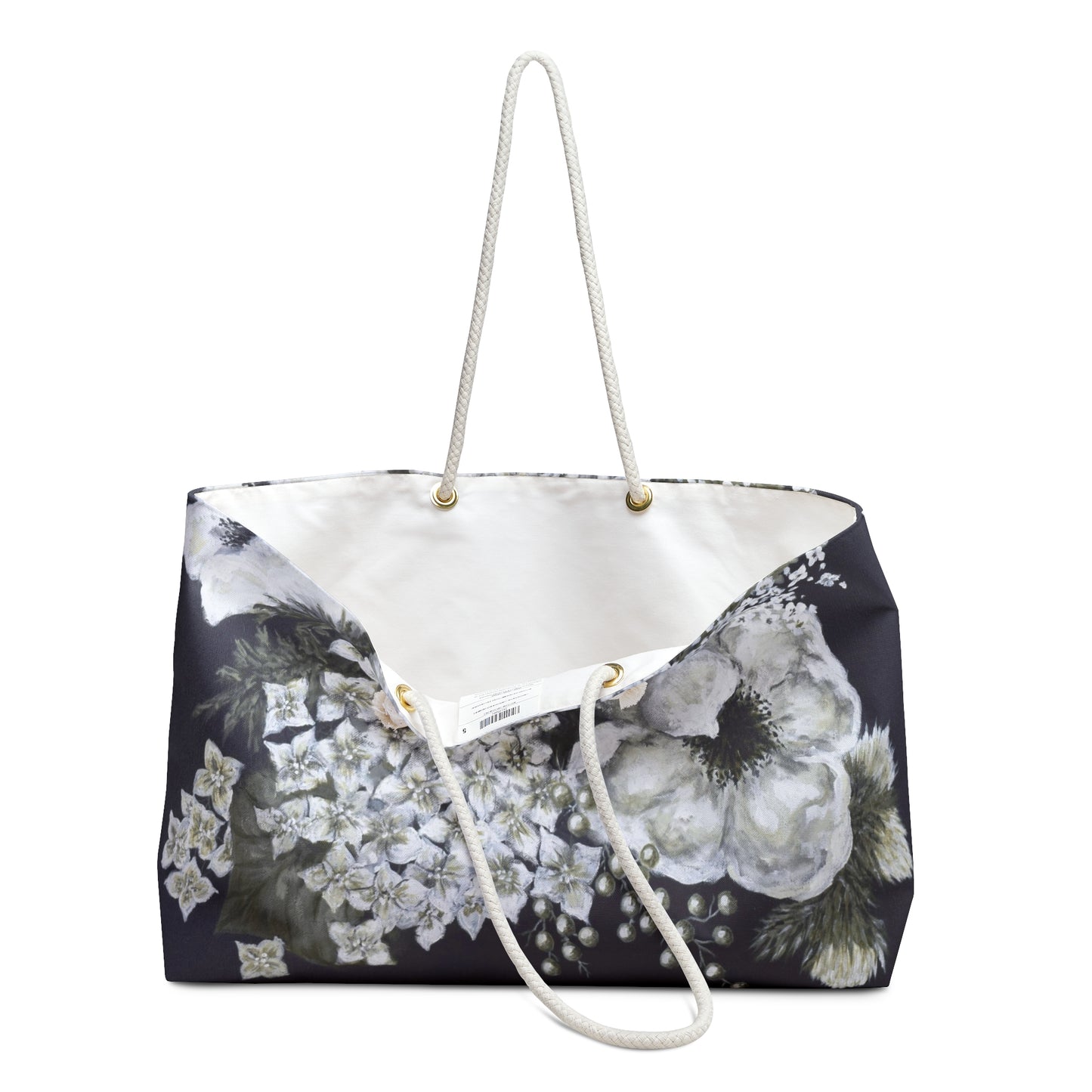 "Fleur de White" Weekender Bag