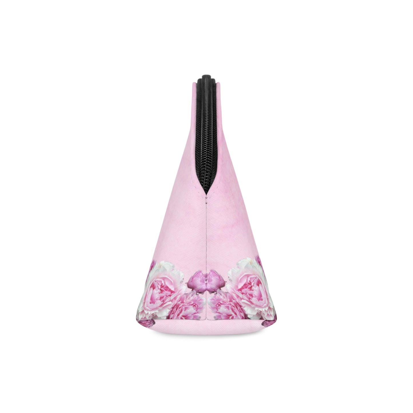 Pink Petal Frenchie Makeup Bag