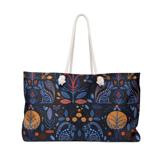 Folk Art Weekender Bag