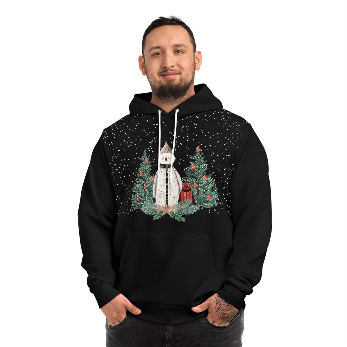 Cozy Snowman Fashion Hoodie