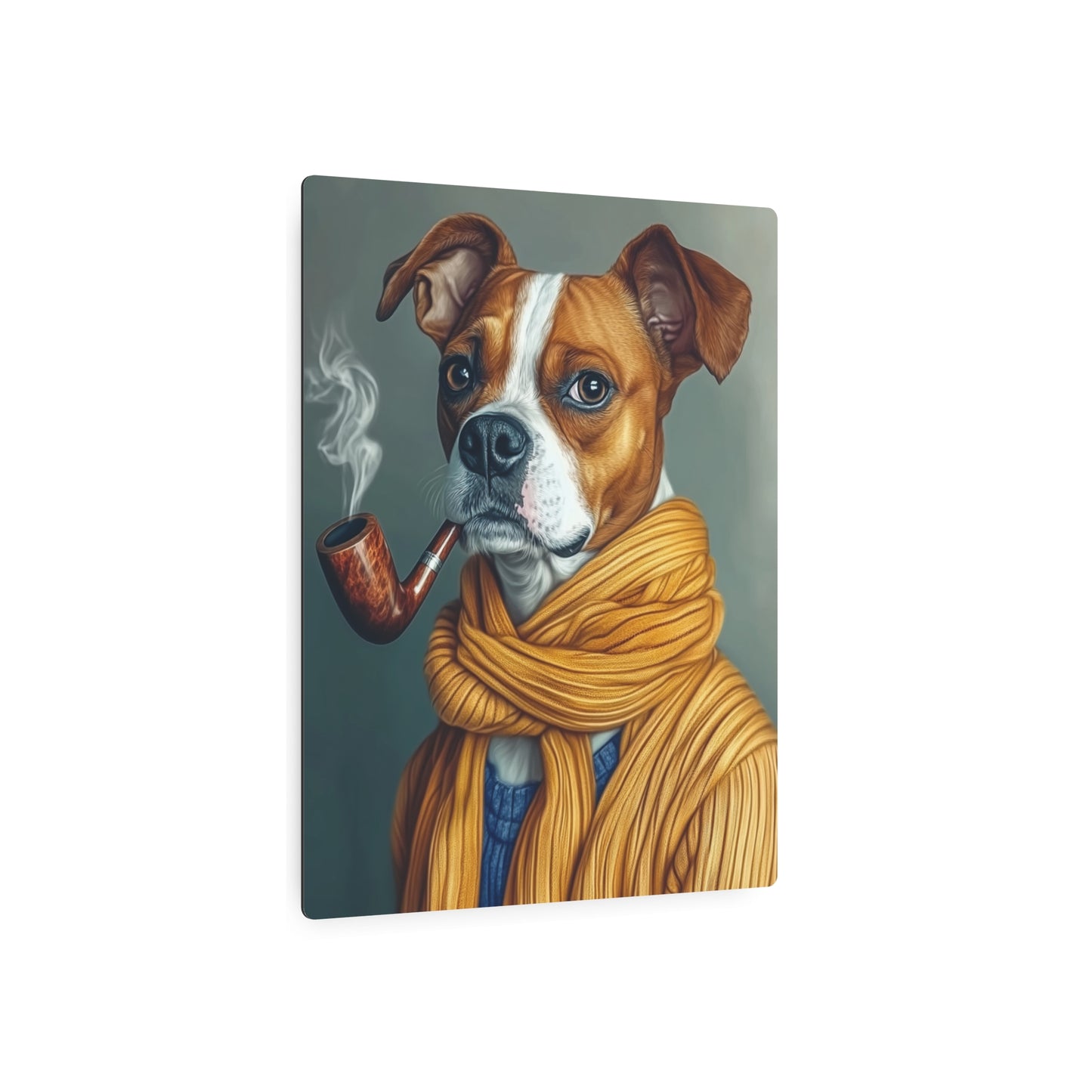 Boston the Boxer Metal Art Sign
