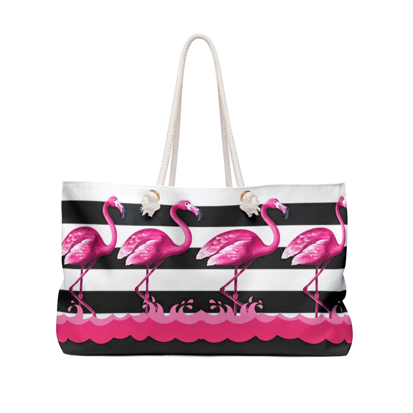 Pink Flamingos Weekender Bag