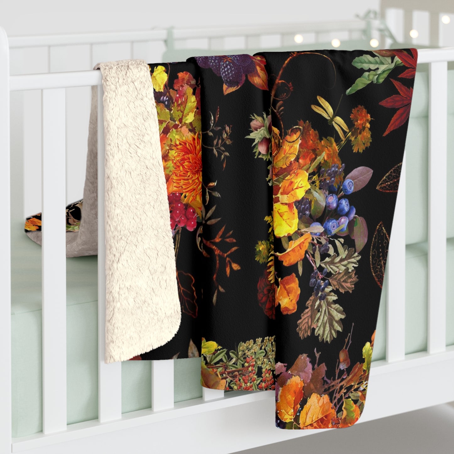 Autumn Glory Sherpa Fleece Blanket