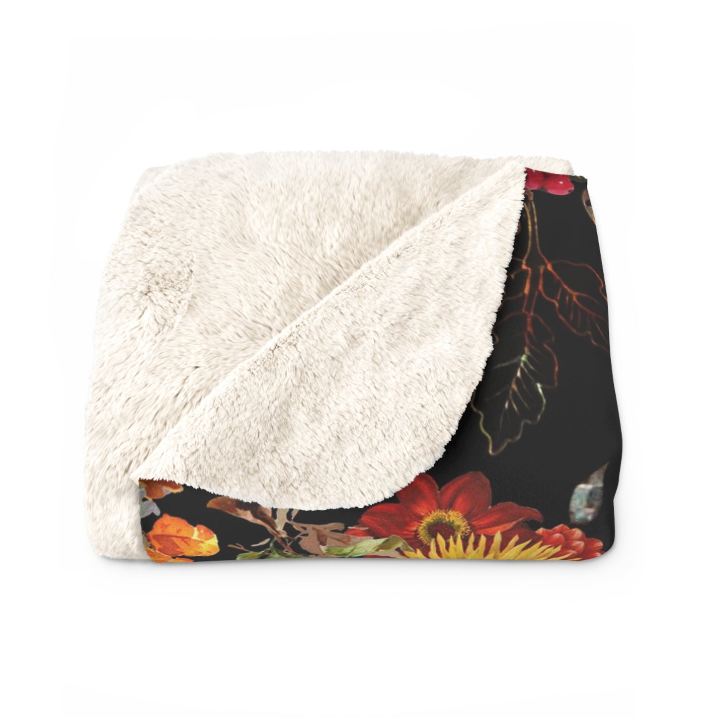 Autumn Glory Sherpa Fleece Blanket