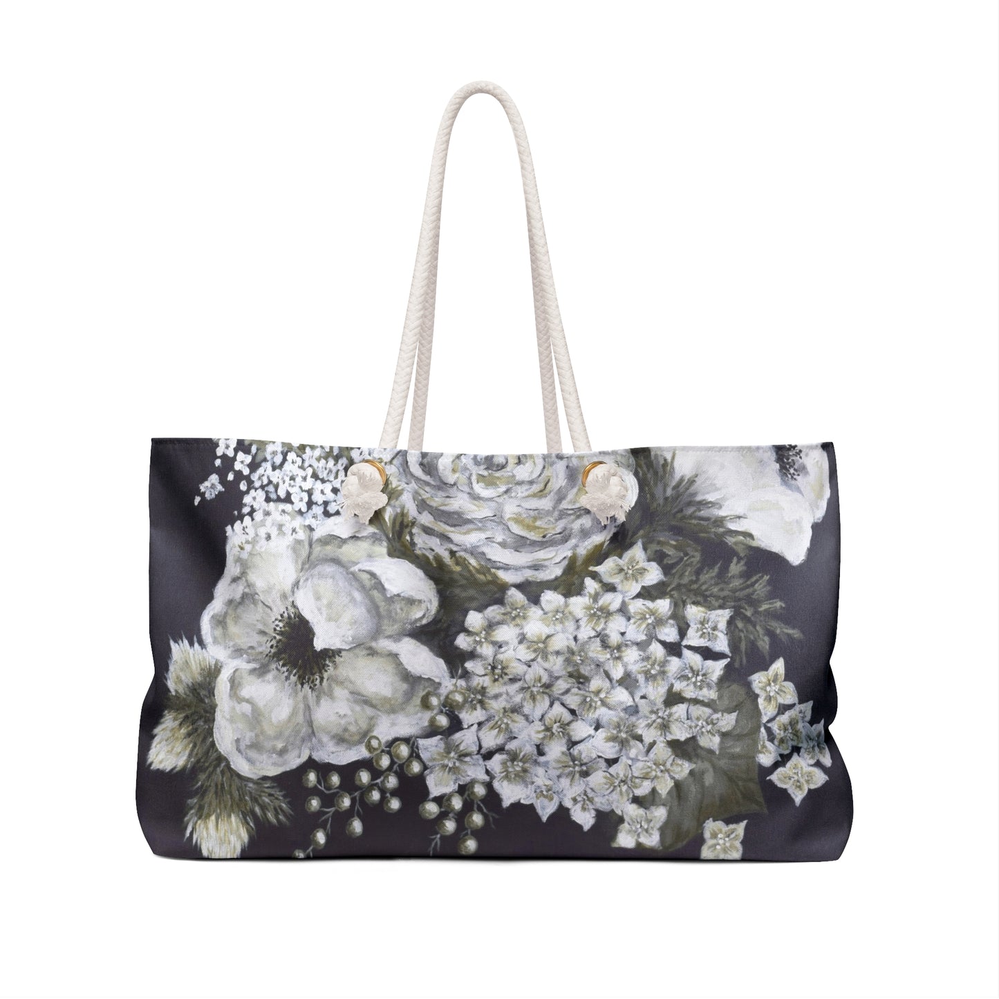 "Fleur de White" Weekender Bag