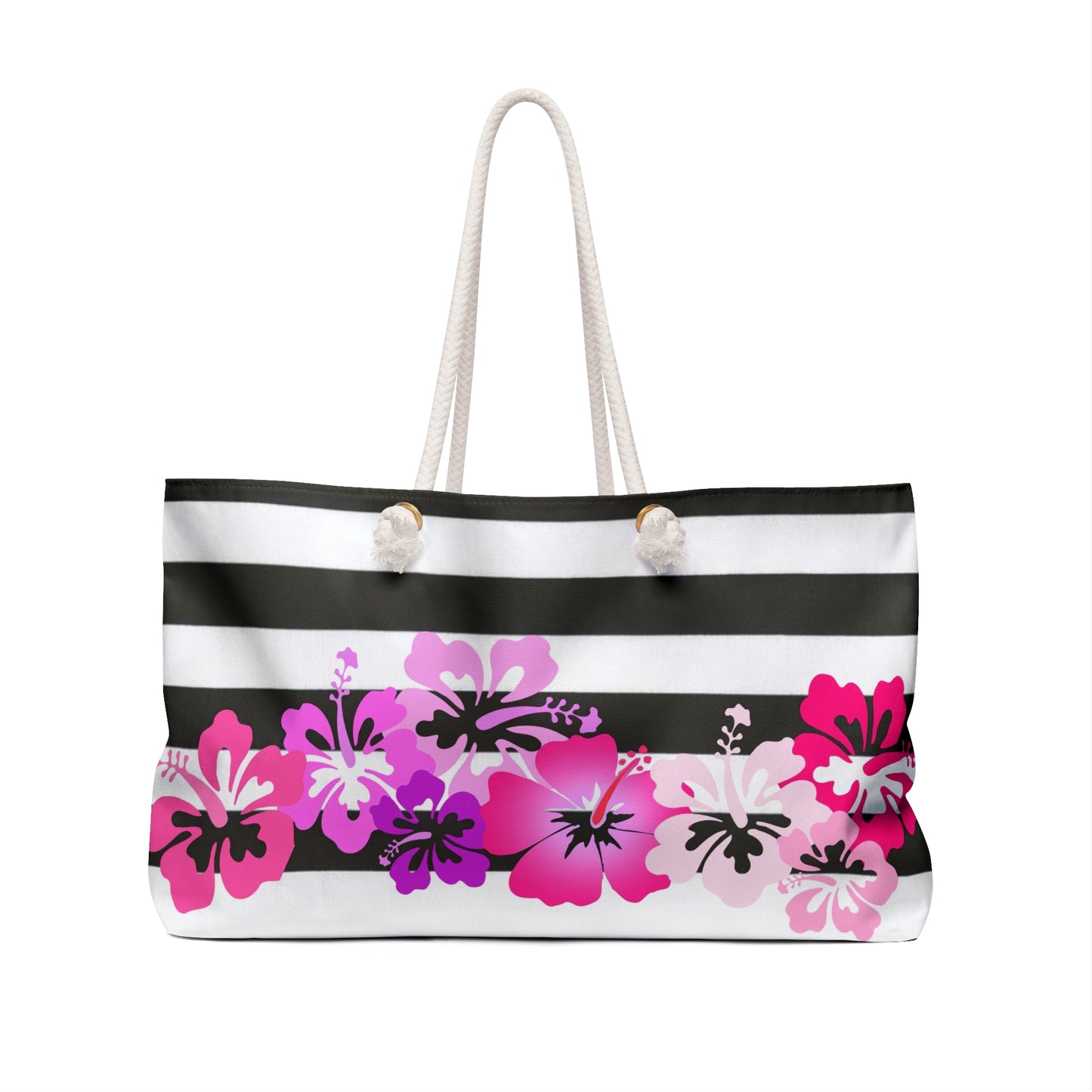 Pink Hibiscus Weekender Bag