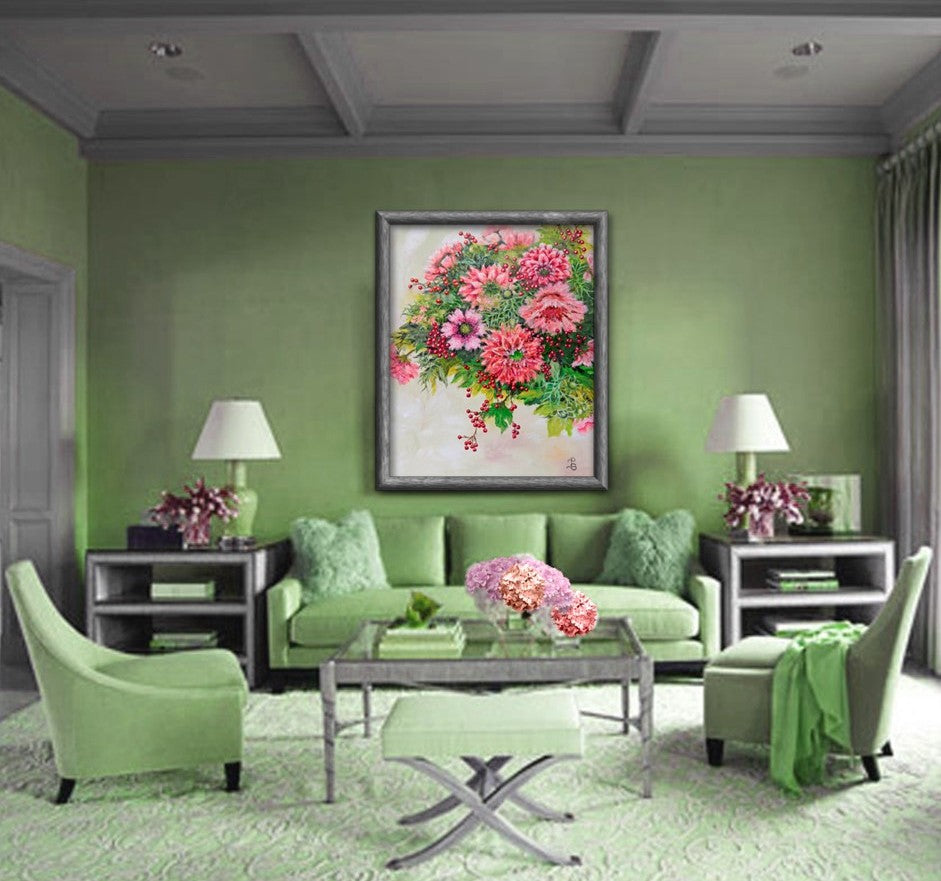 "Bursting Blooms" Canvas Gallery Wraps