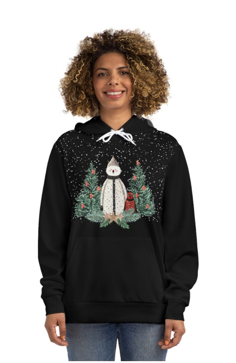 Cozy Snowman Fashion Hoodie