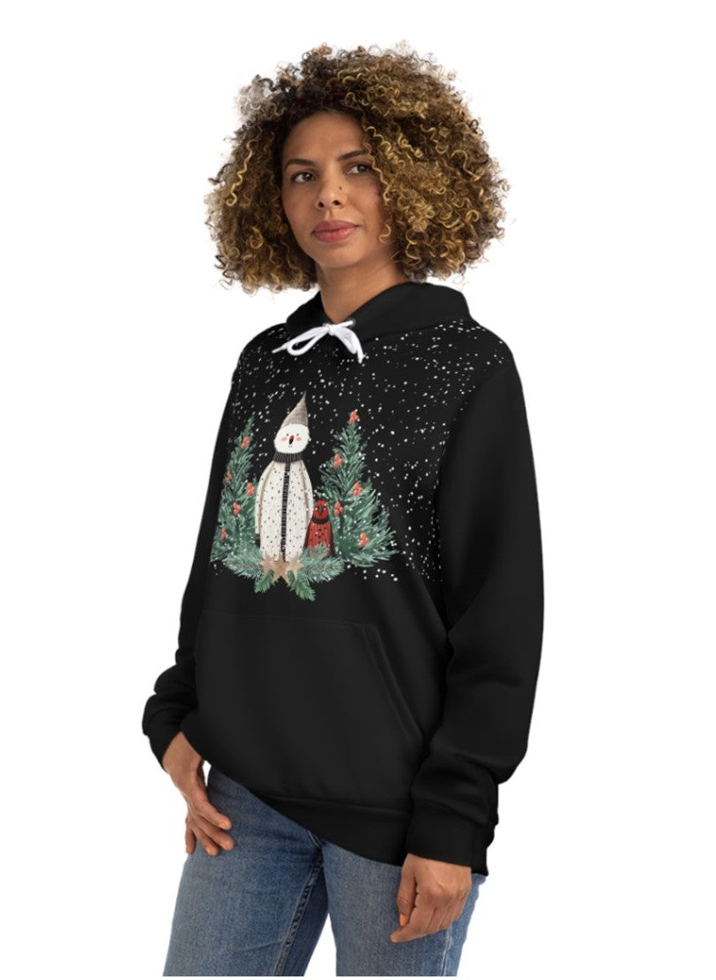 Cozy Snowman Fashion Hoodie