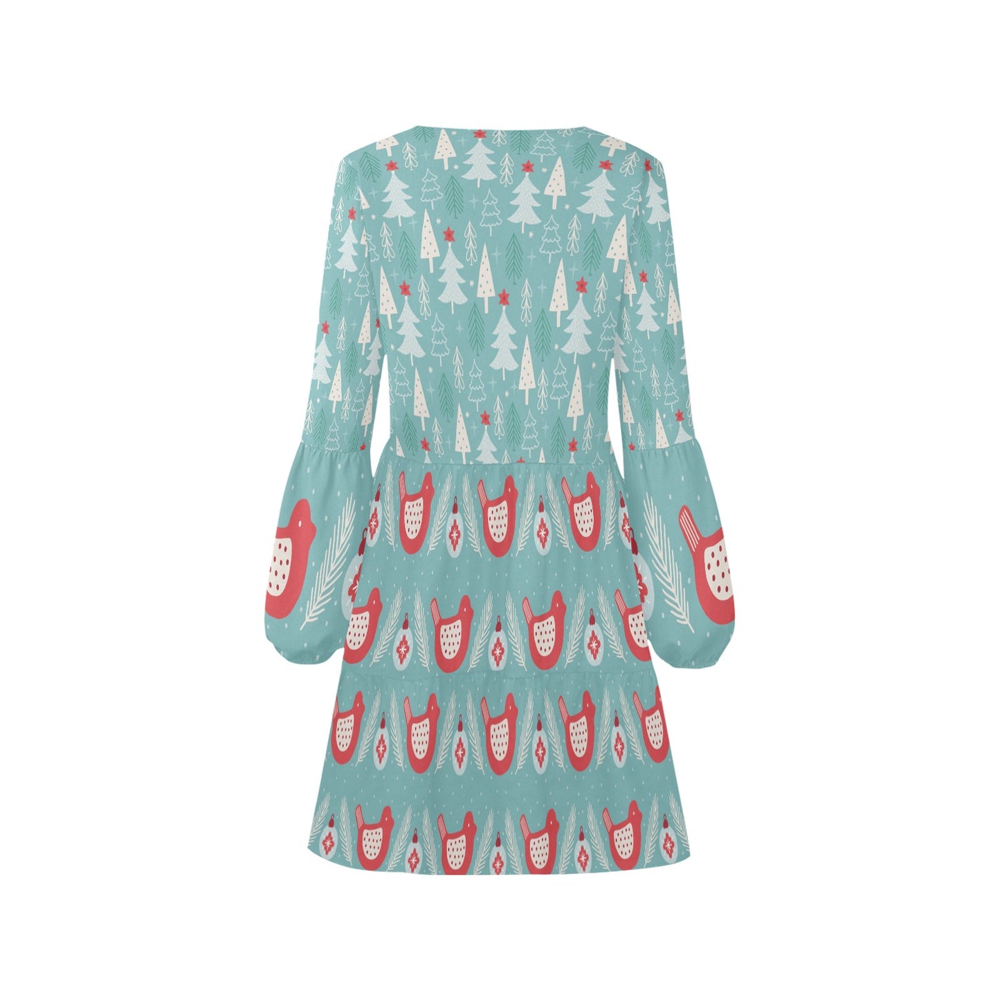 Retro Birds Holiday Dress