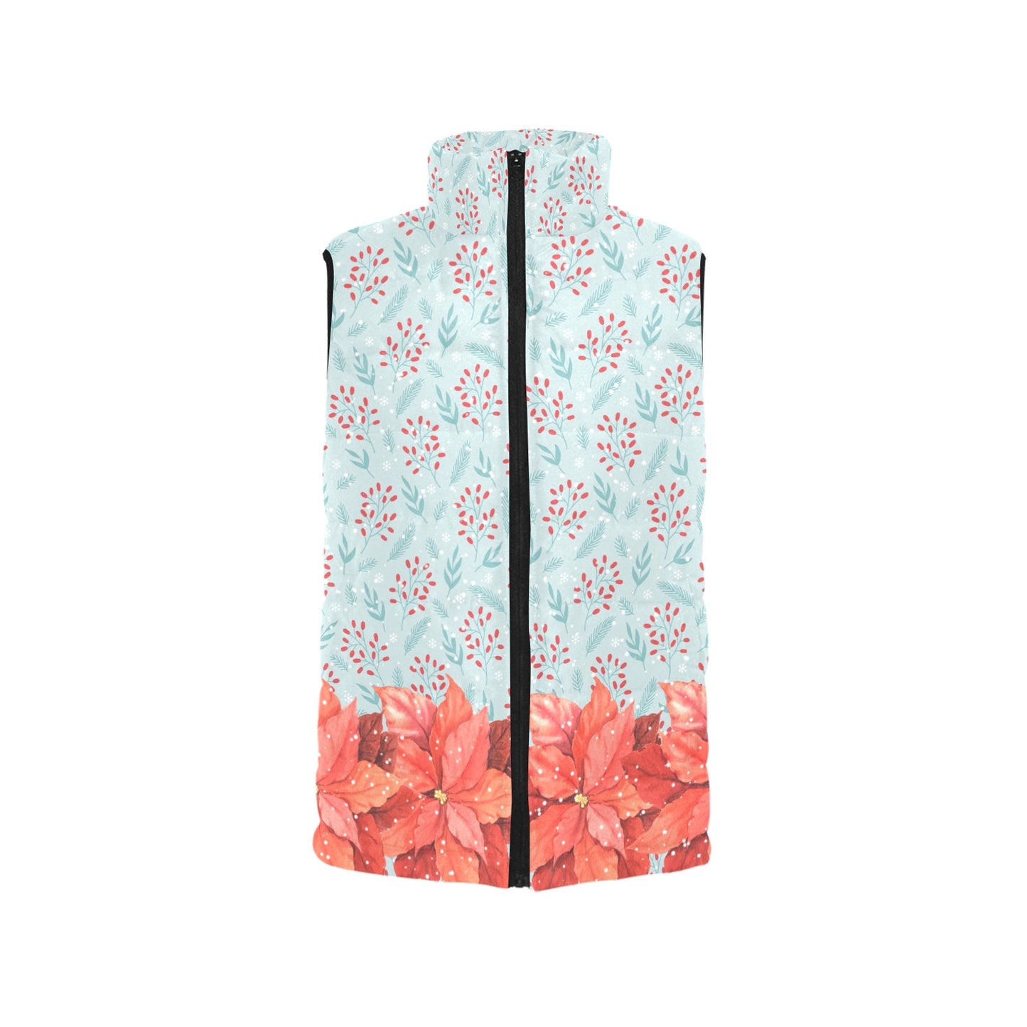 Poinsettia Women's Quilted Vest