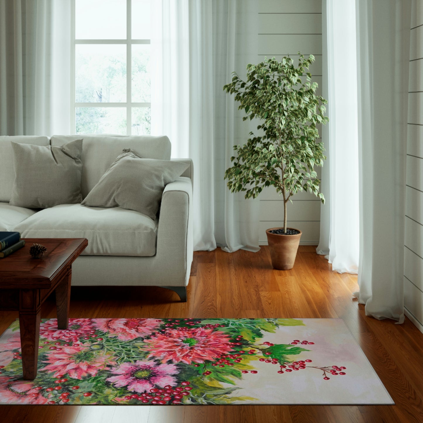 Bursting Blooms Dornier Rug