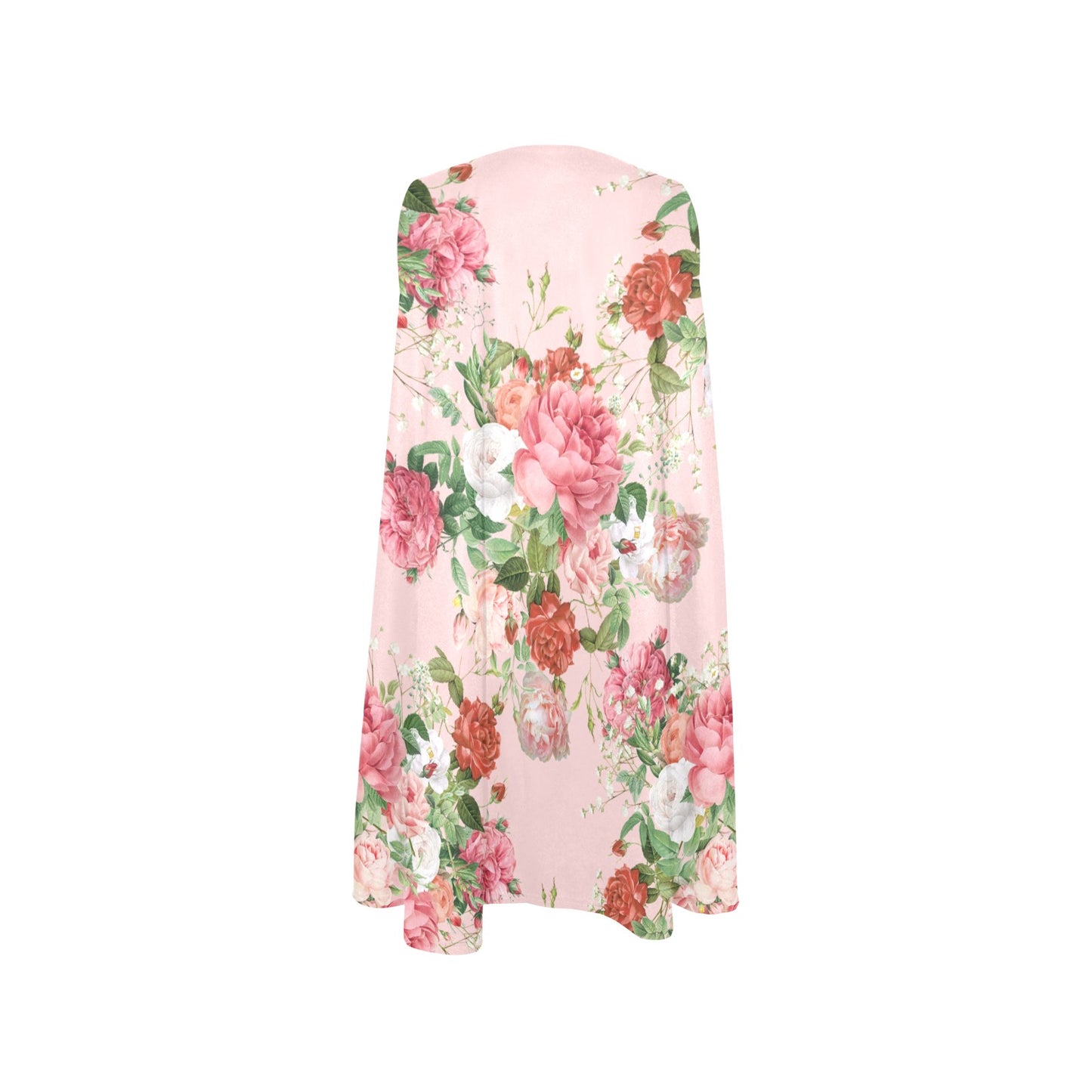 Roses on Peach Swing Dress