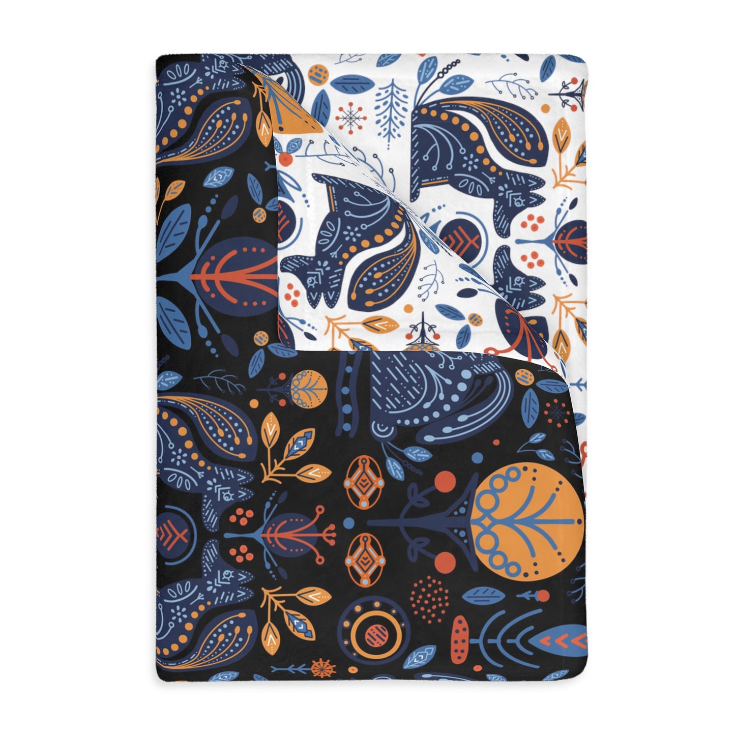 Velveteen Minky Blanket (Two-sided print)