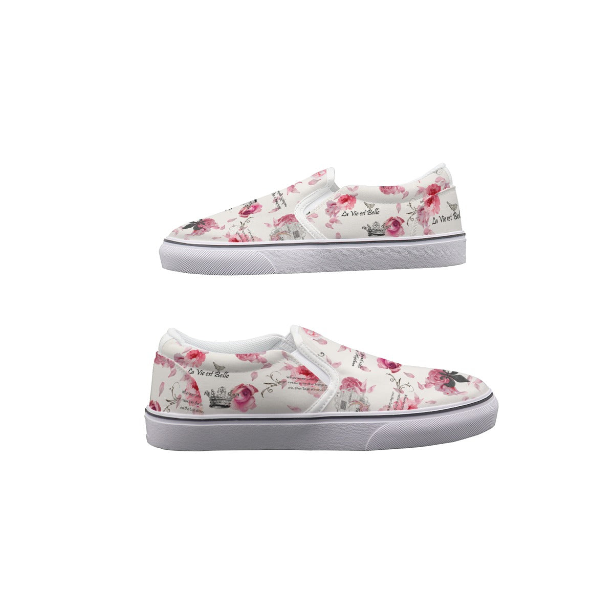 Paris in Spring Slip On Sneakers