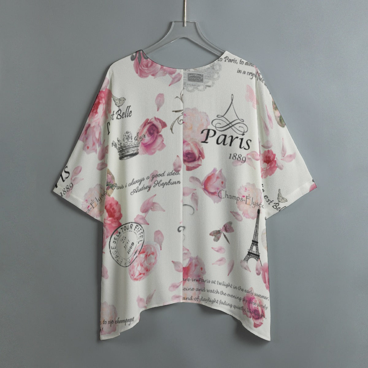 Paris in Spring Bat Sleeve Top